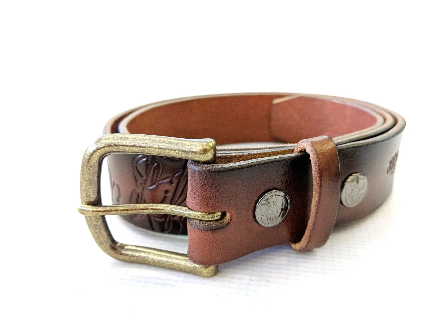 Life & Death Custom Leather Belt - Shop Now