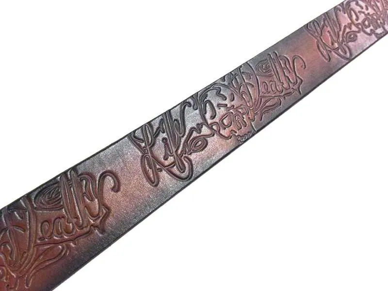 Life & Death Custom Leather Belt - Shop Now