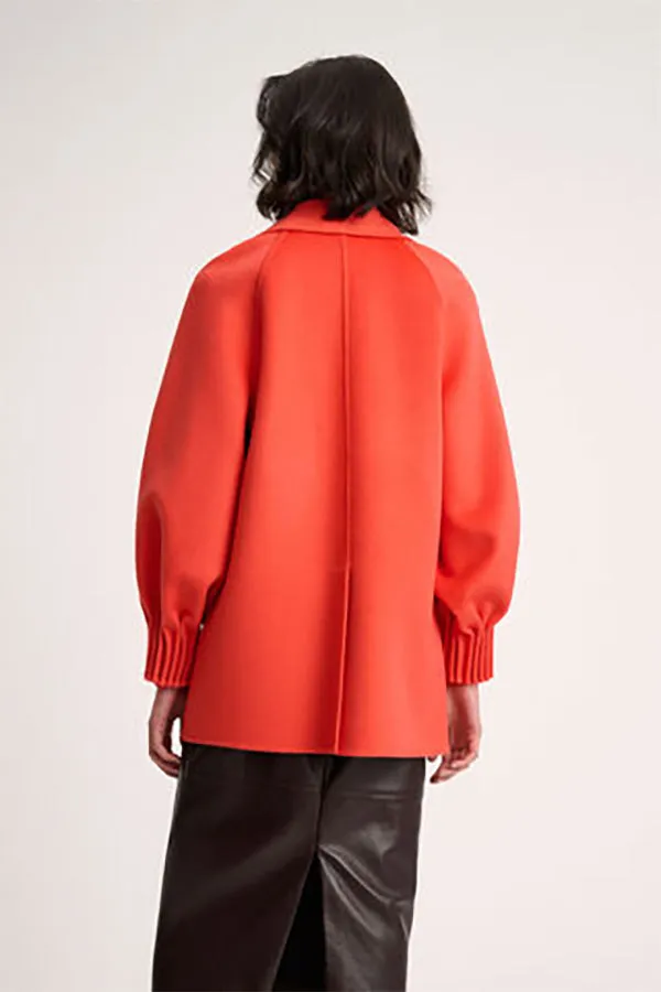 Luisa Spagnoli SILLABE ORANGE PEA COAT