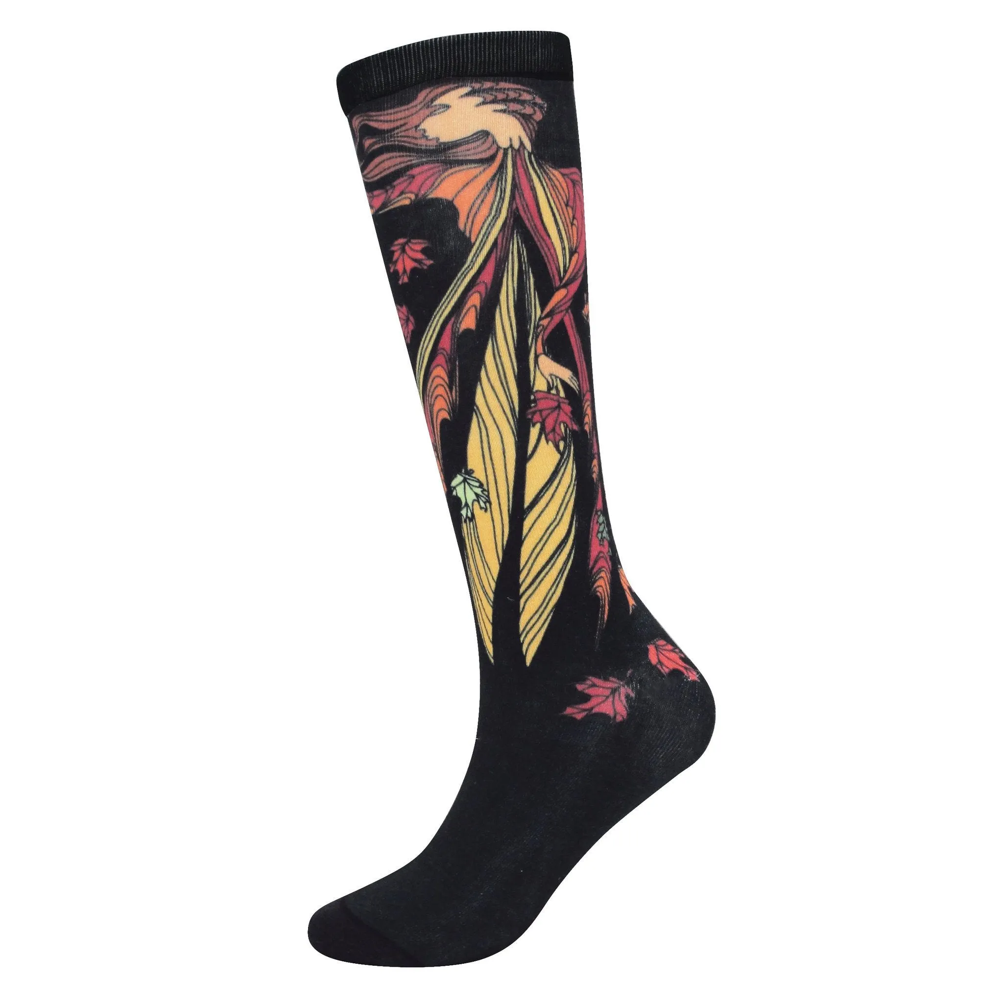 Maxine Noel - Leaf Dancer - Art Socks - Size ML is Out of Stock