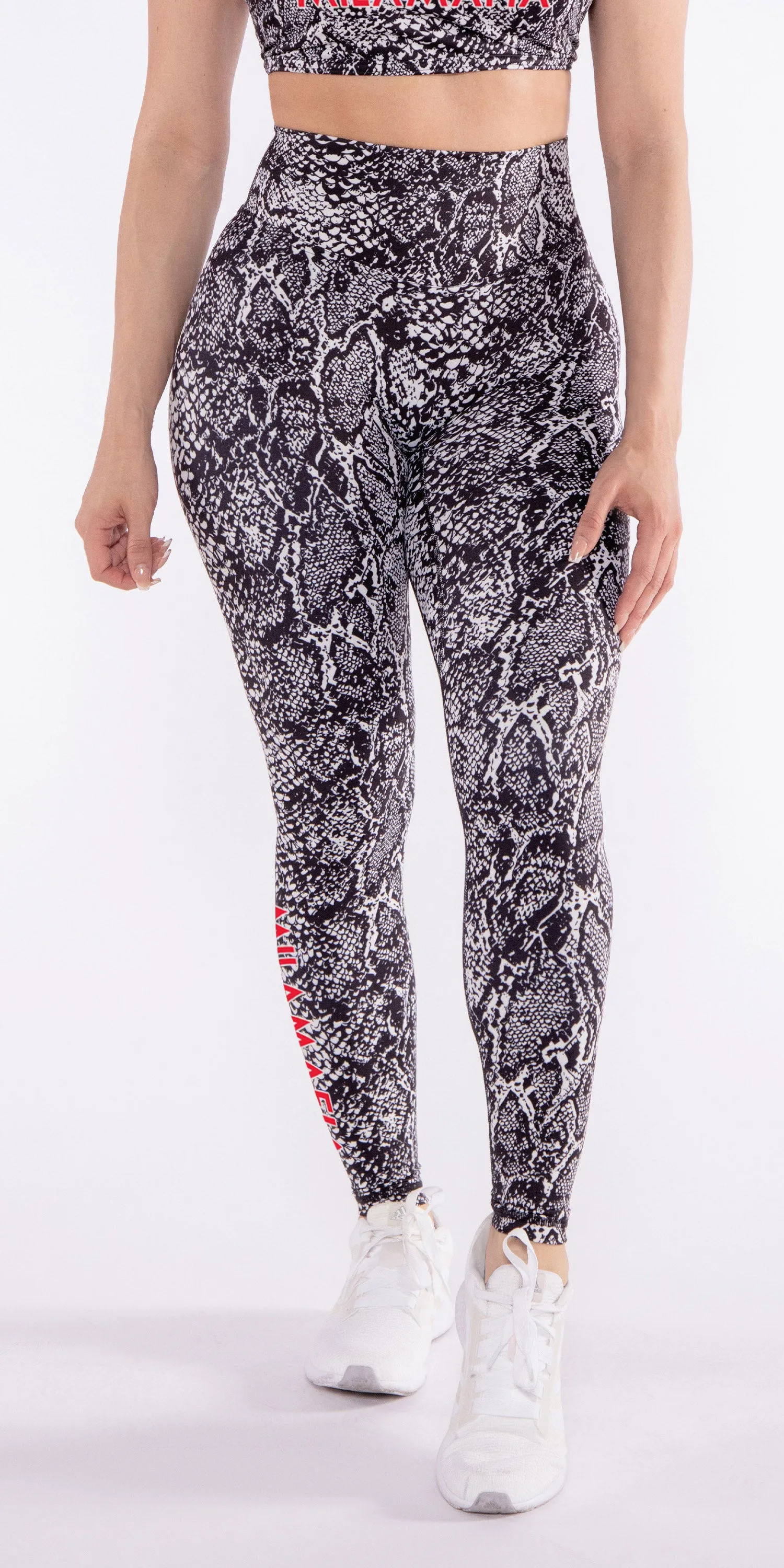 MilaMafia White Snake - Contour Legging