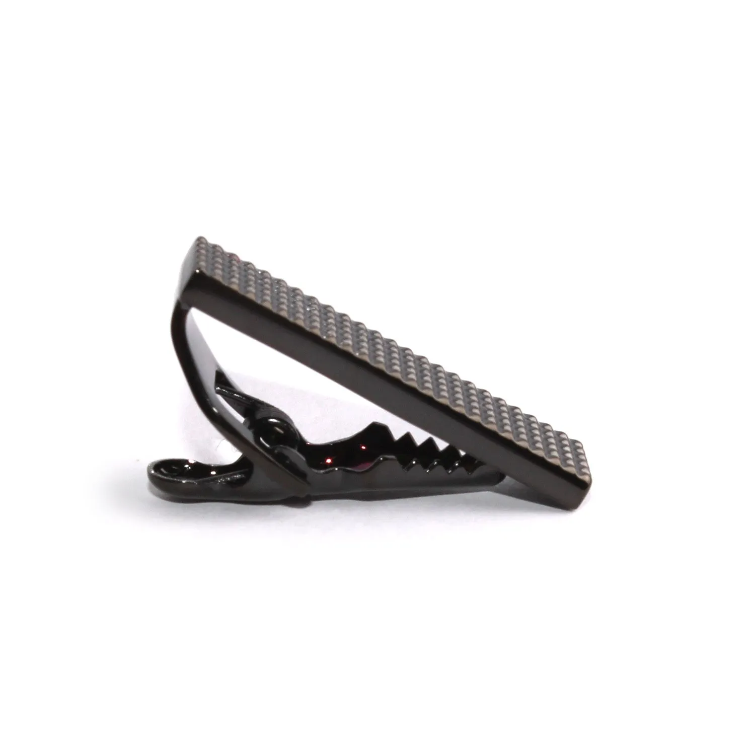 Mini Studded Black Skinny Tie Bar