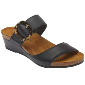 Naot Kingdom Wedge Sandal Jet Black (Women's)