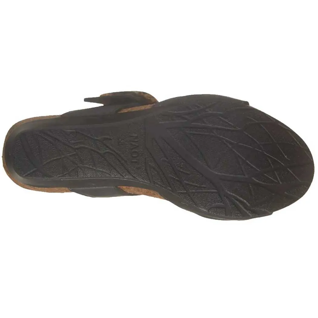 Naot Kingdom Wedge Sandal Jet Black (Women's)