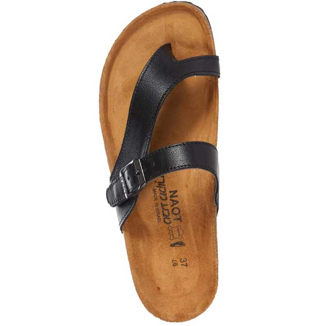 Naot Tahoe  Sandal Soft Black Leather (Women's)