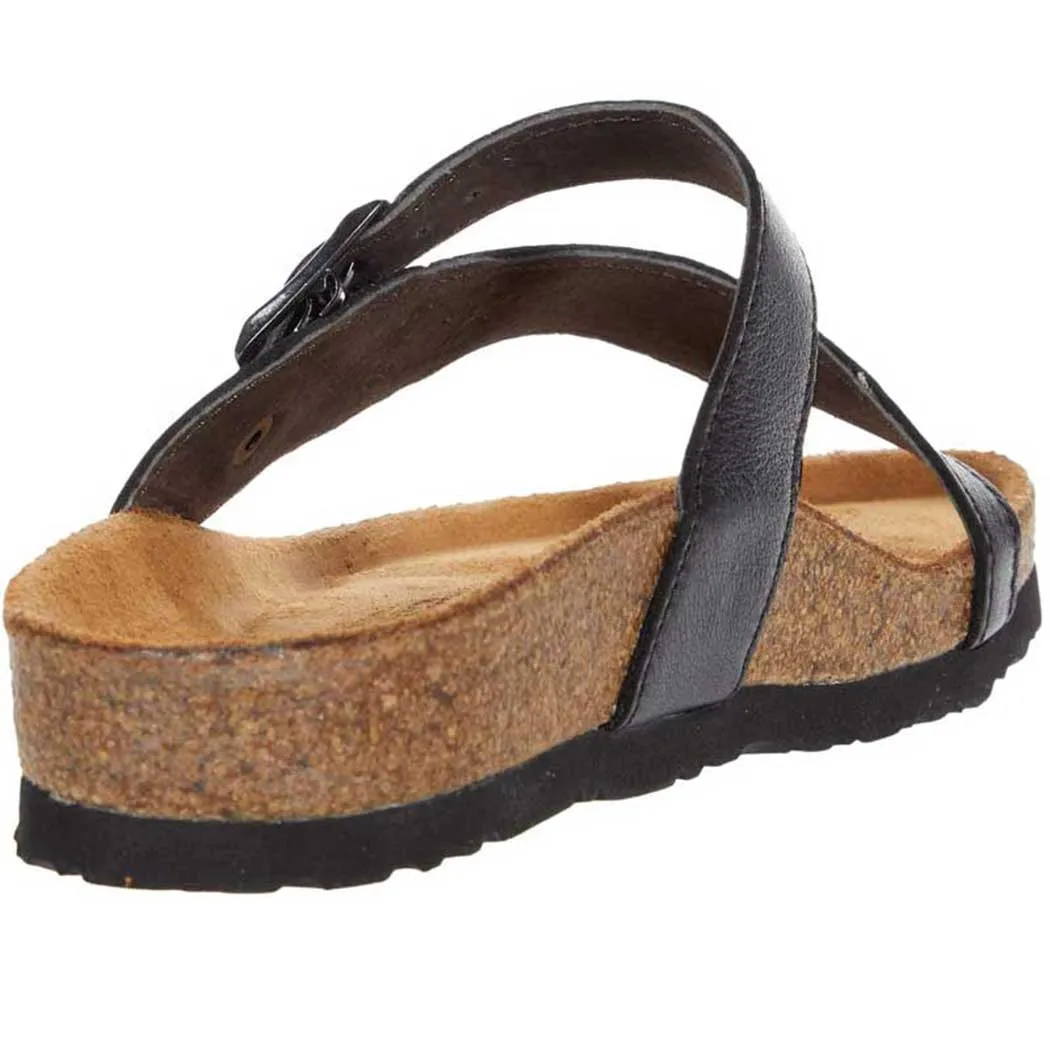 Naot Tahoe  Sandal Soft Black Leather (Women's)