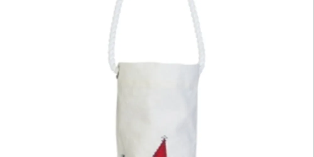 Nautica Men's Star Handcrafted Rope Handle Wine Bag Accessory White Size Regular