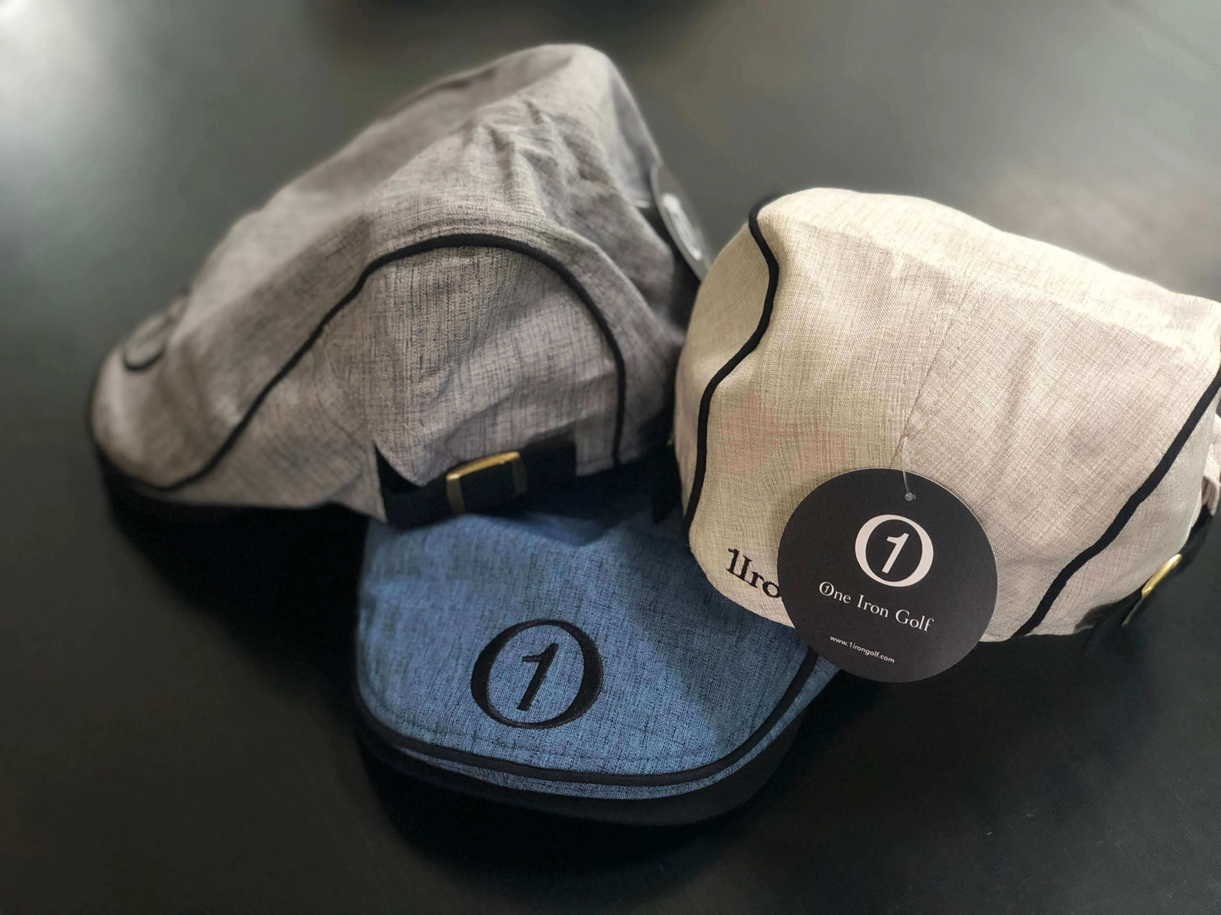 One Iron Golf Flat Caps