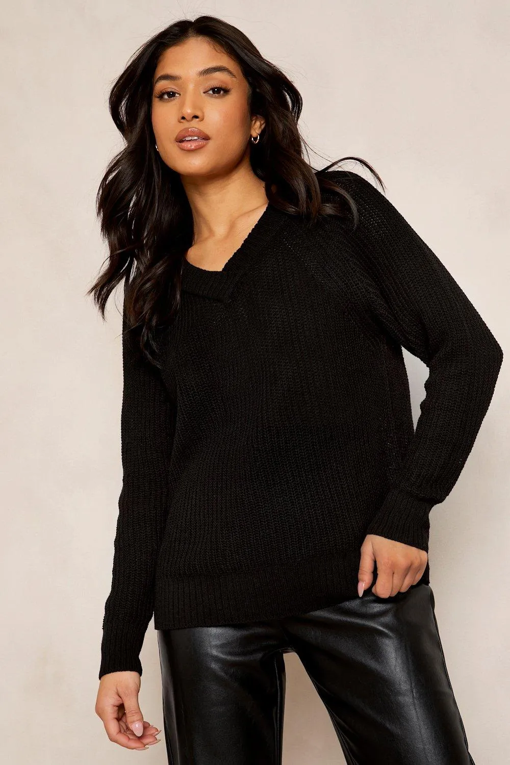 Petite Recycled Slouchy Sweater