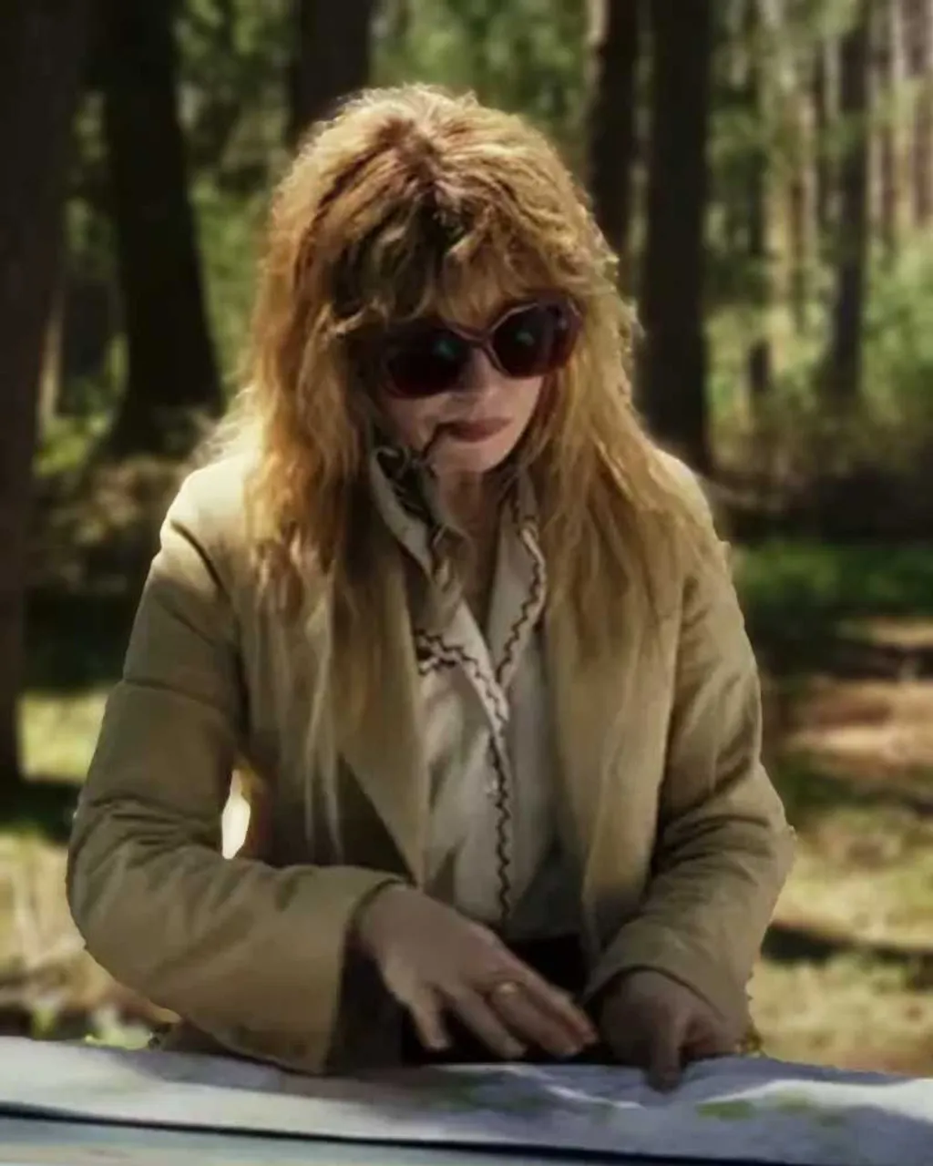 Poker Face 2023 Natasha Lyonne Brown Coat