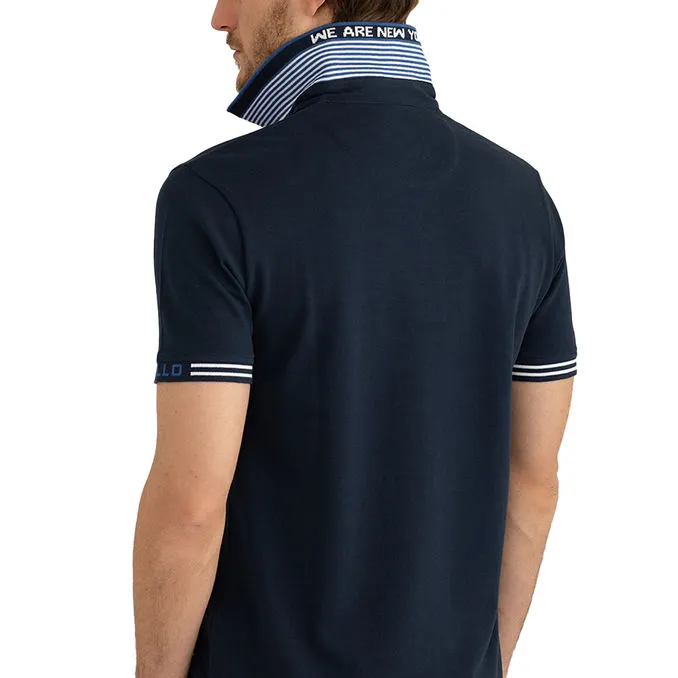 POLO PIQUET COTONE Man Blue 