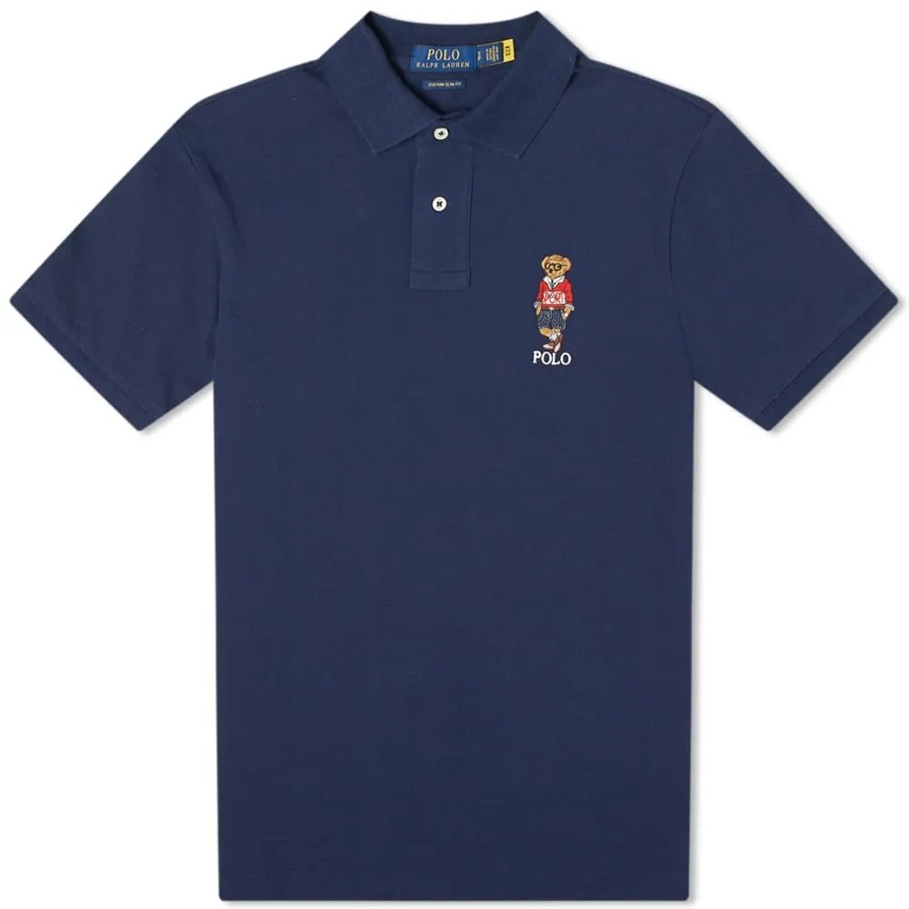 Polo Ralph Lauren Polo Sport Bear Slim Fit PoloCruise Navy