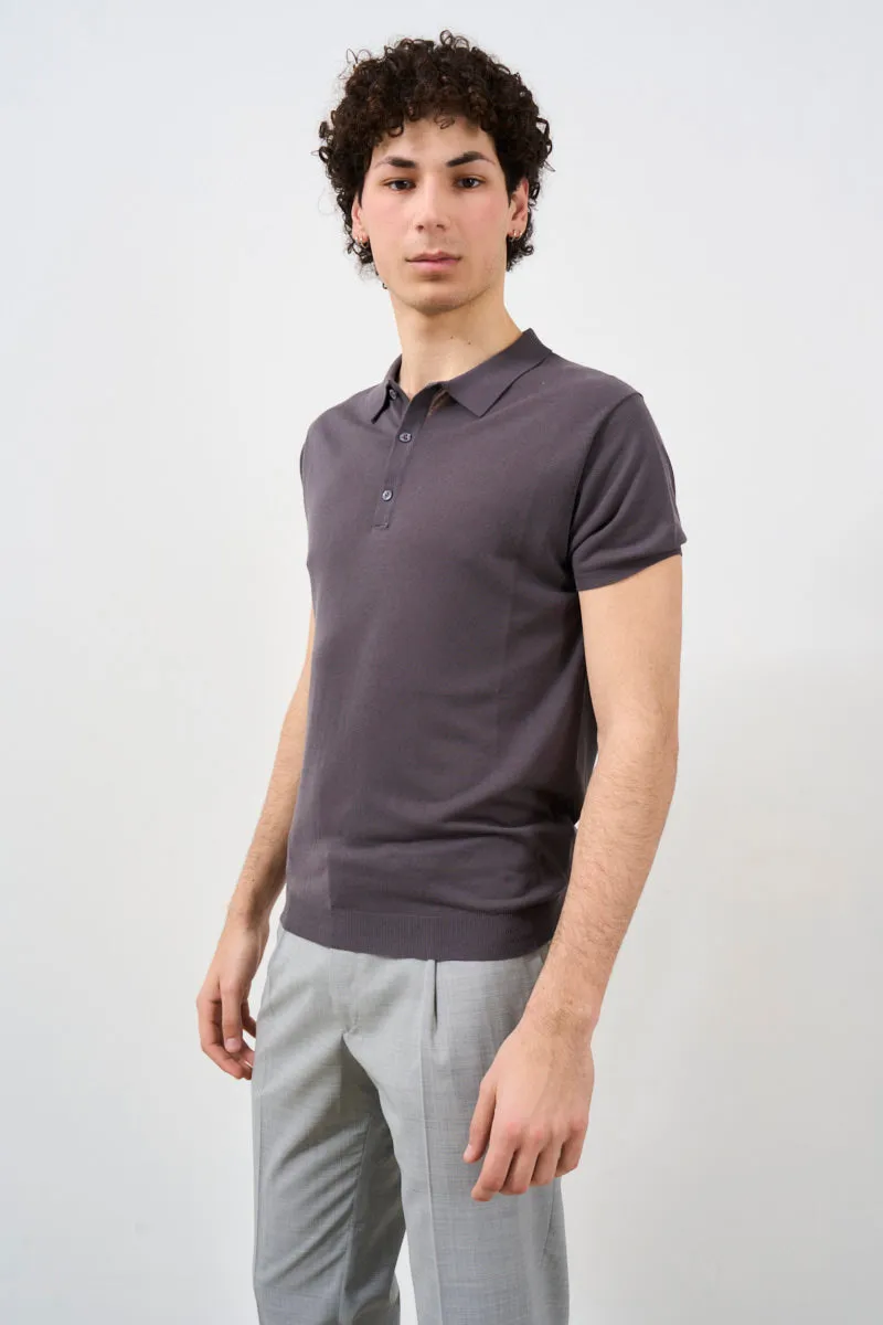 Polo uomo in maglia