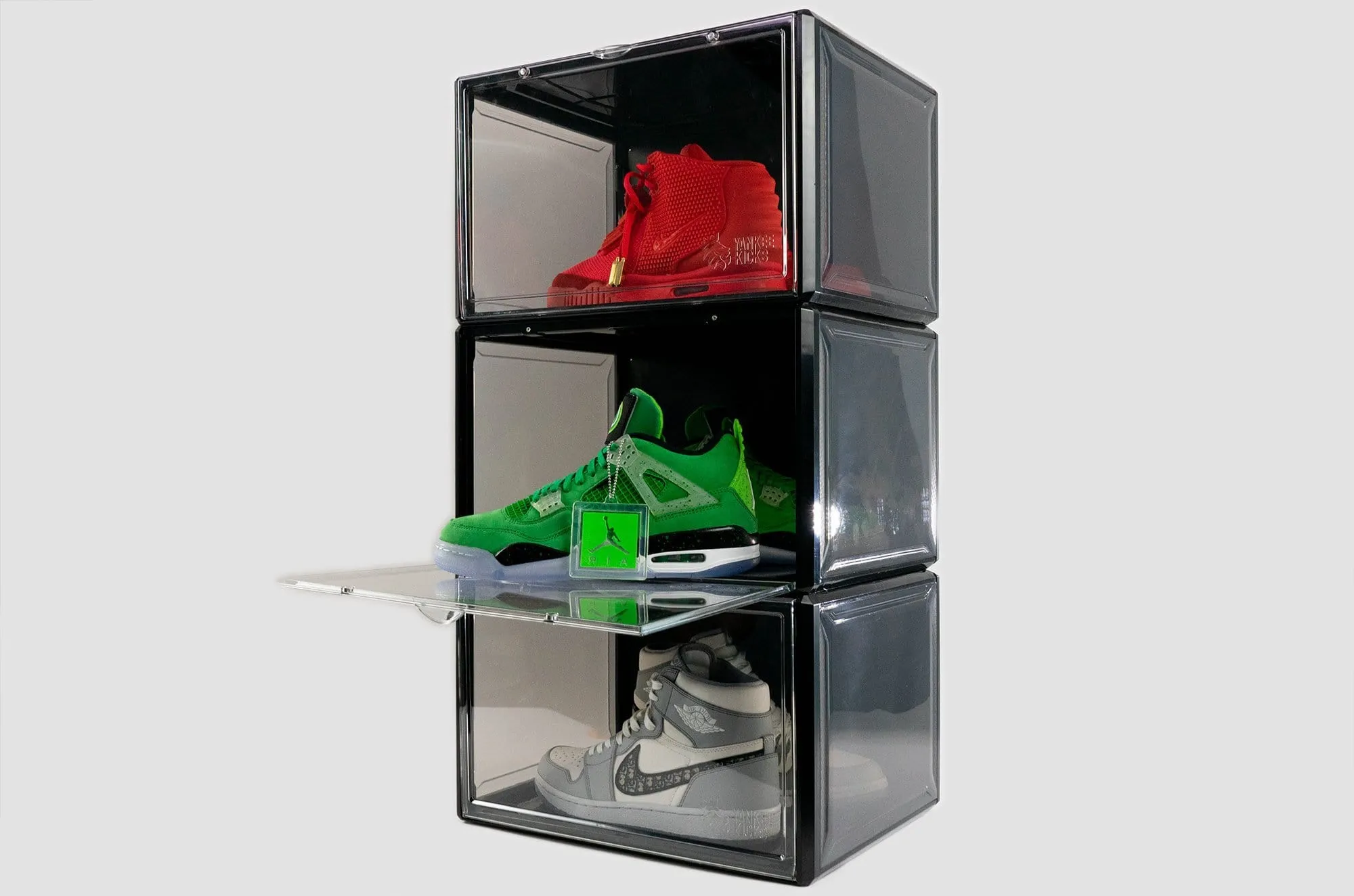 Premium Sneaker Storage Containers Drop Side