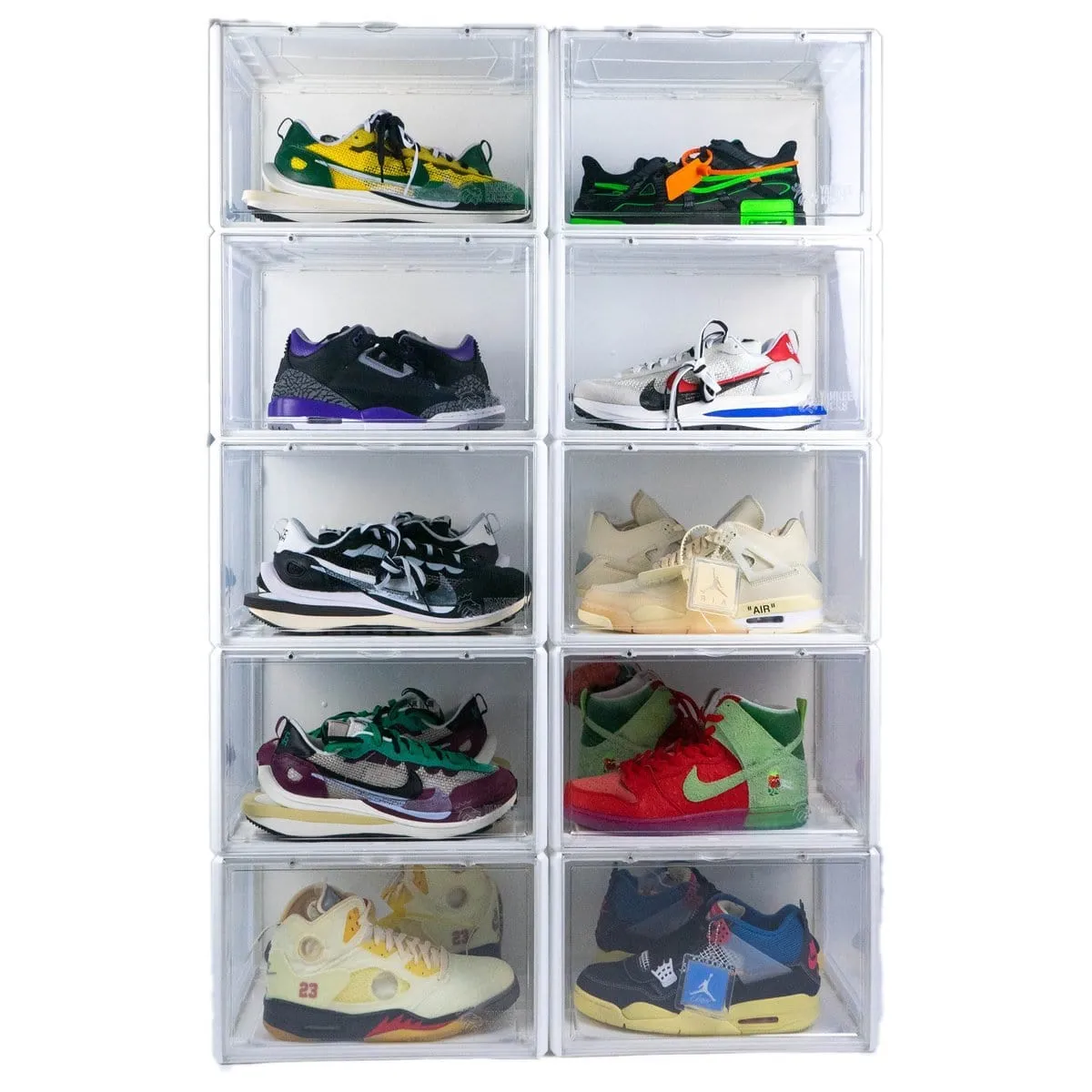 Premium Sneaker Storage Containers Drop Side