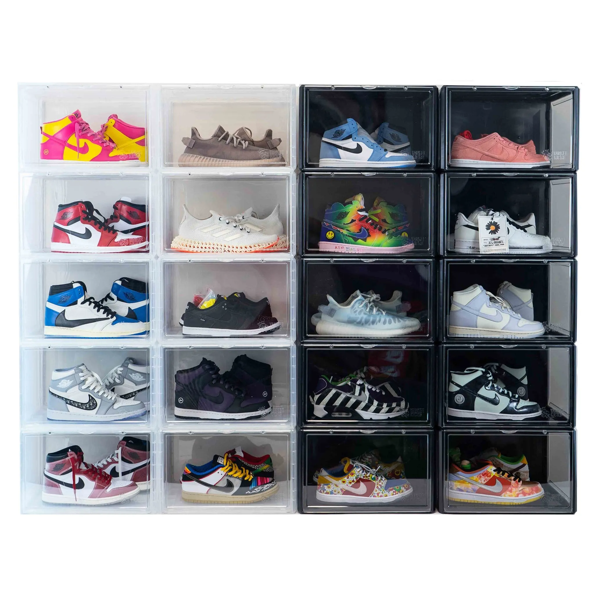 Premium Sneaker Storage Containers Drop Side