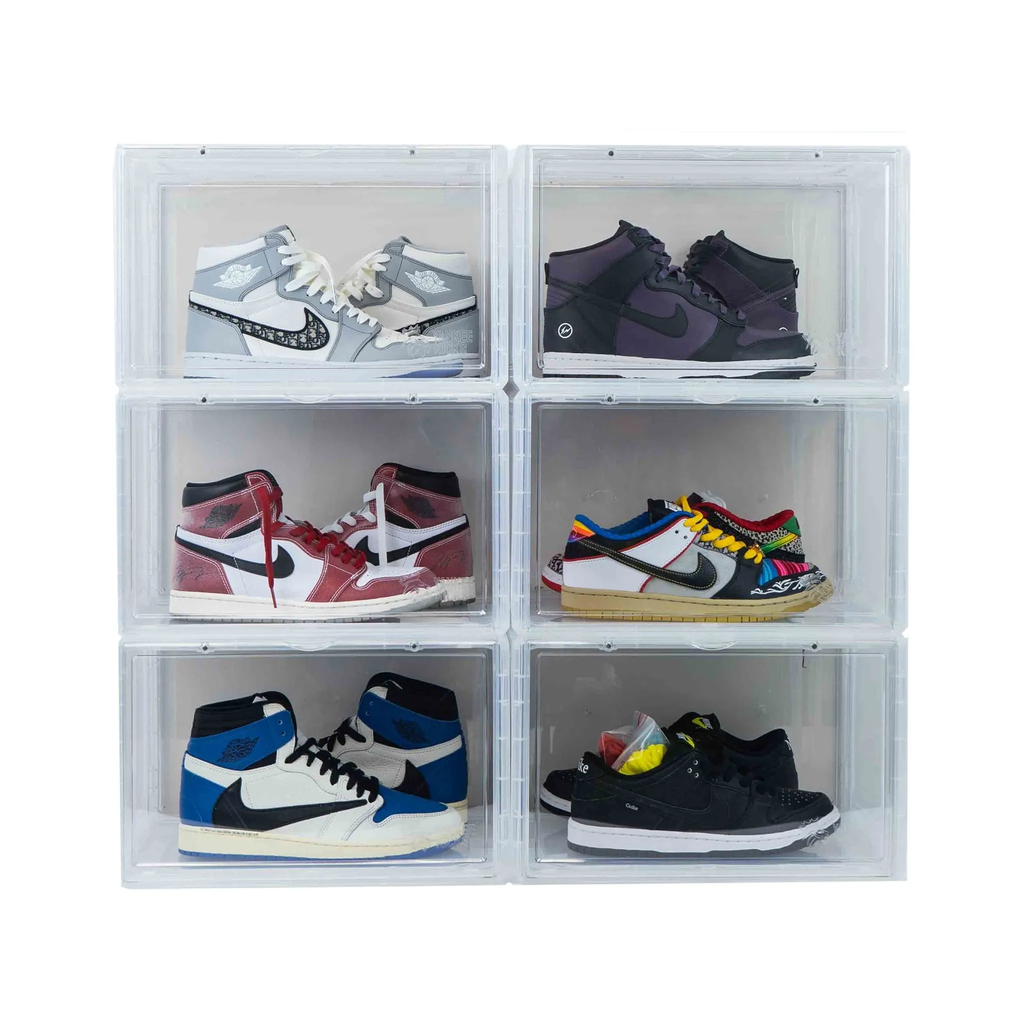 Premium Sneaker Storage Containers Drop Side