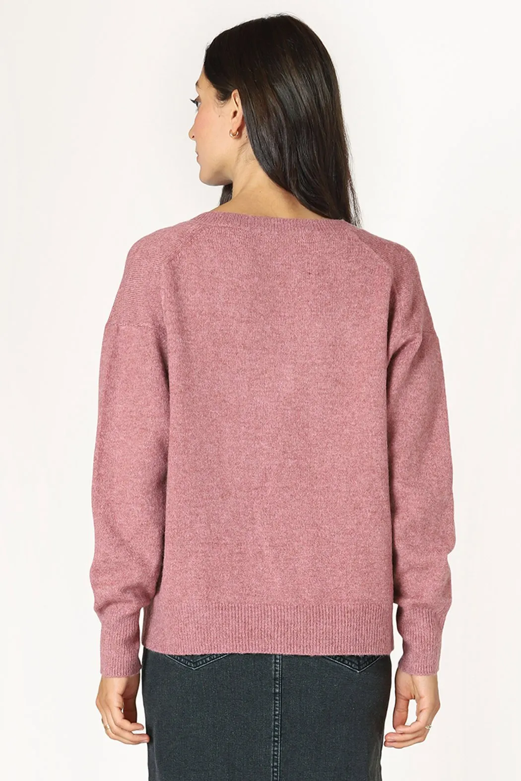 Rose V-Neck Sweater