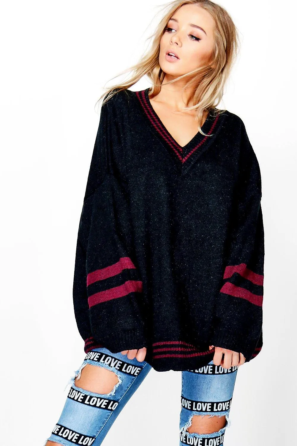 Rosie Oversized Cricket Sweater