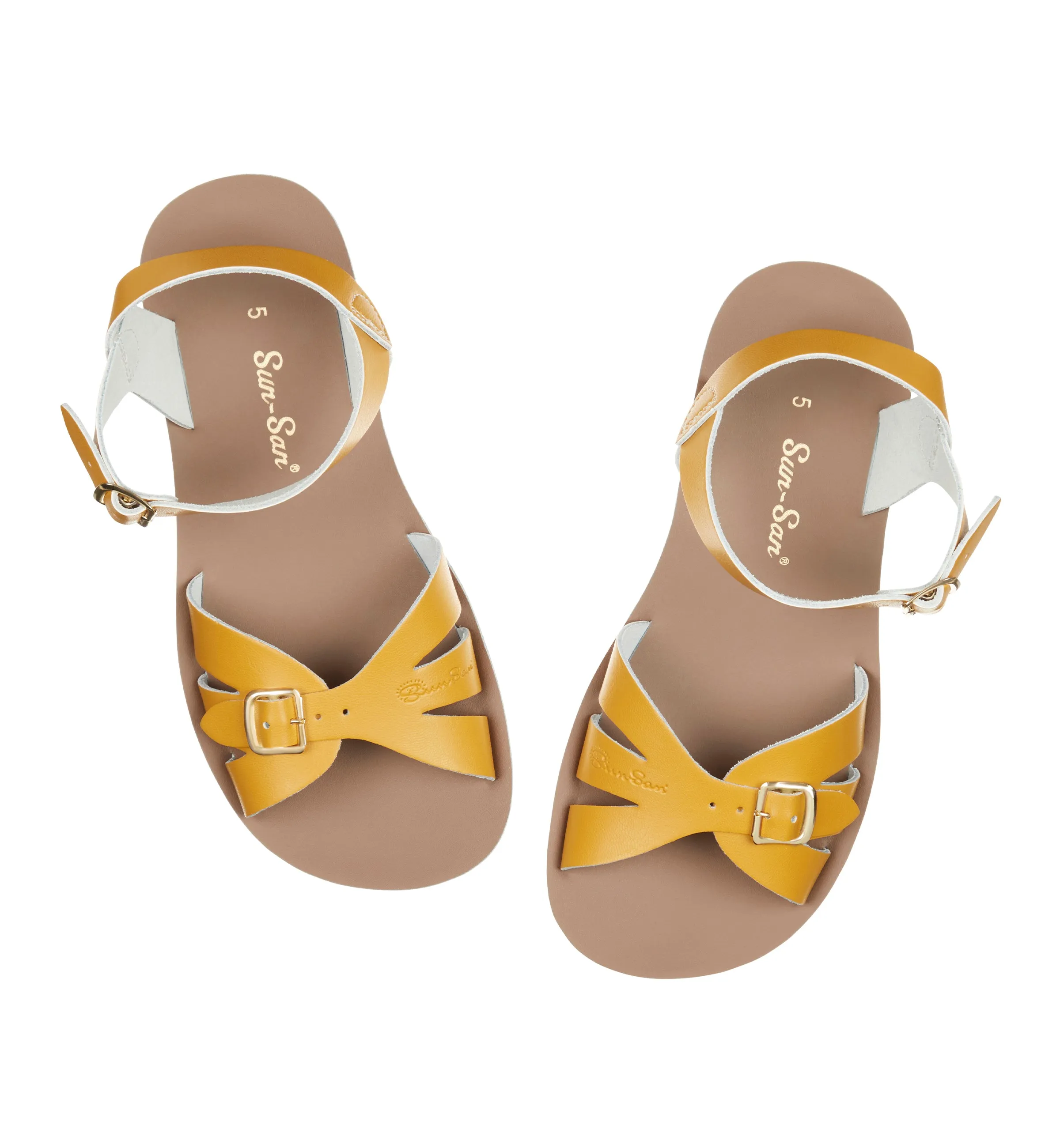 Salt-Water Sandals Boardwalk Mustard - adult