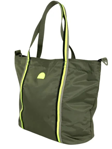 SHOPPING BAG VERDE MILITARE