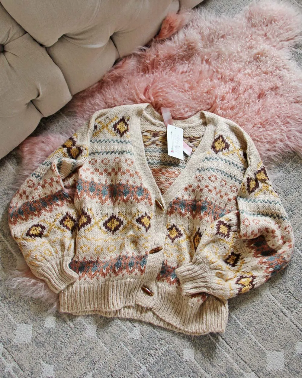 Snowy Cabin Sweater