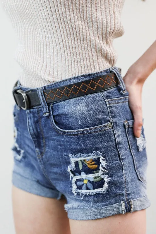 Stitched Detail Belt