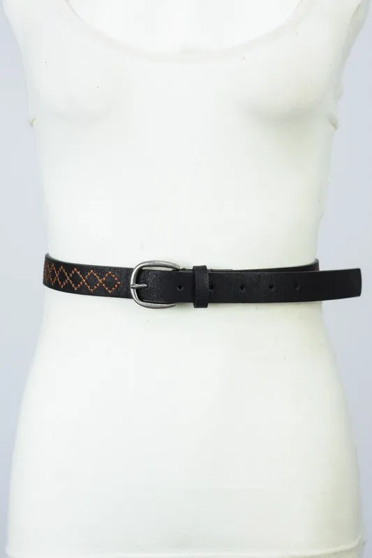 Stitched Detail Belt