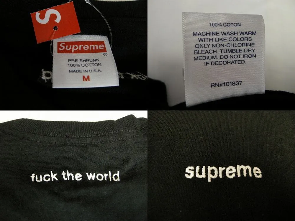 Supreme  |18SS ◆ Size M ◆ Supreme FTW TEE Black