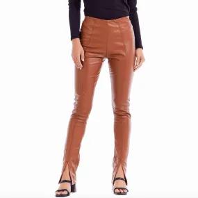 Tan Ander Slit Leggings