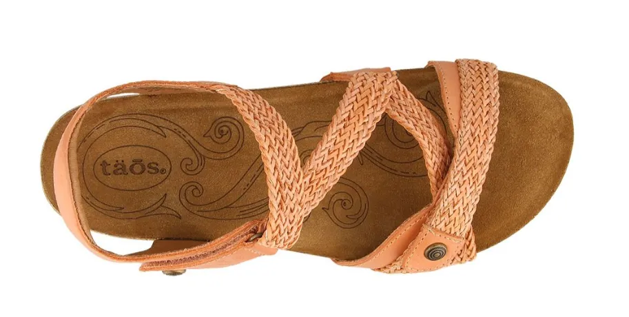 Taos Womens Trulie Sandal- Cantaloupe