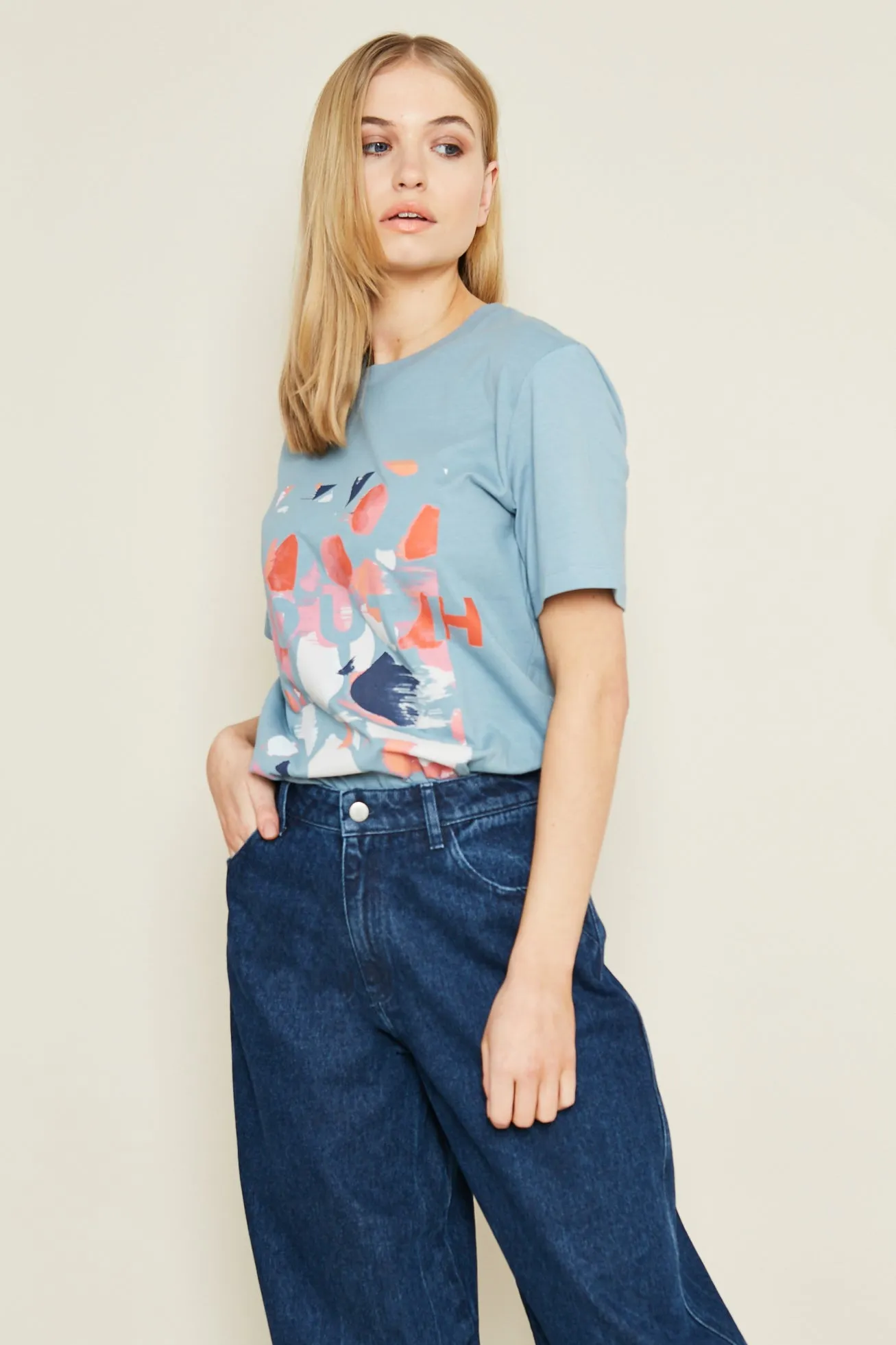 TERRAZZO TEE - BLUE