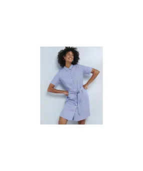 Tie Belt Shirt Dress