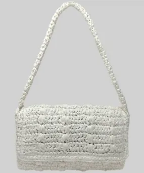 Urban Expression Women's Cora Woven Straw Shoulder Bag In Ivory