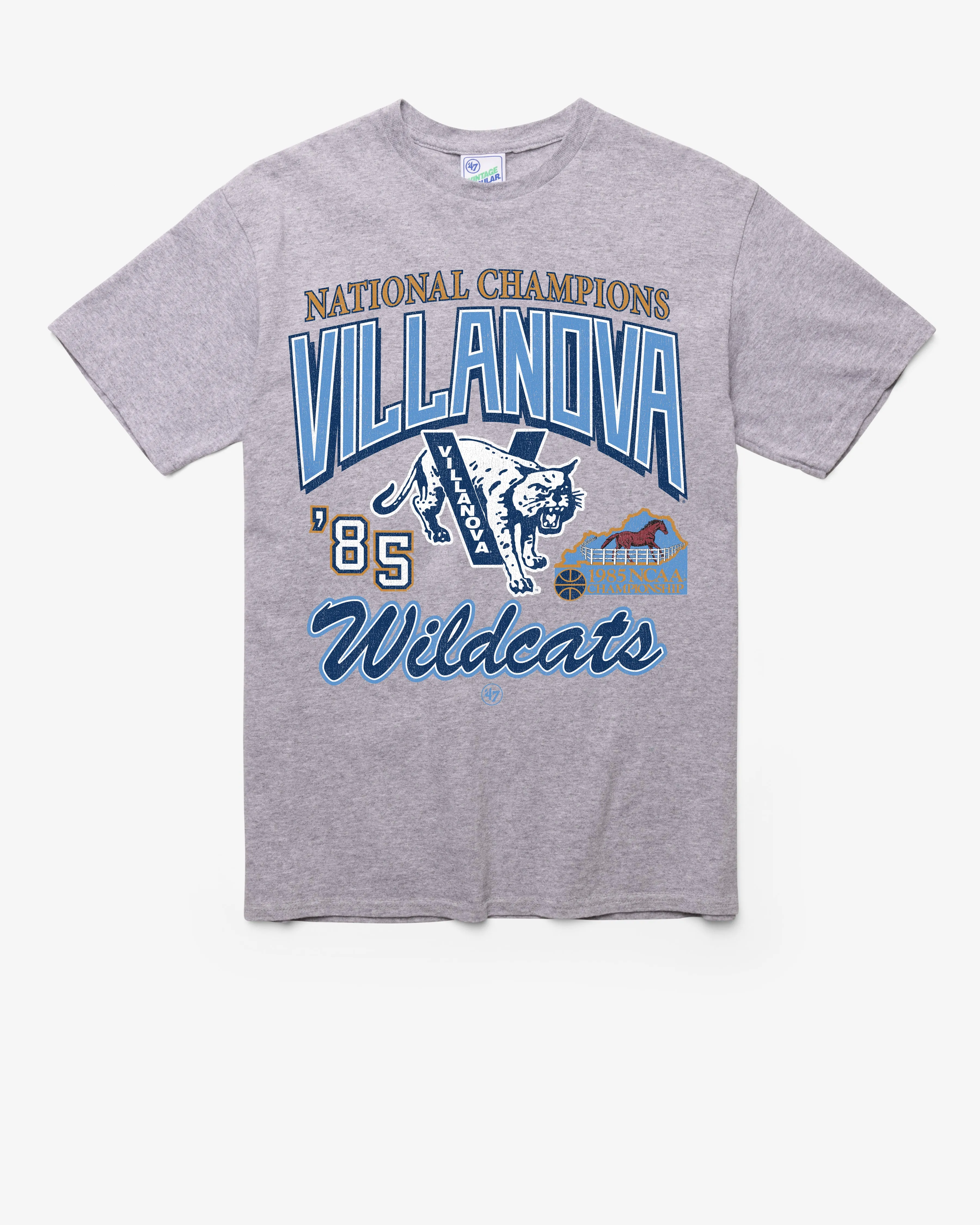 VILLANOVA WILDCATS LOCKER VINTAGE '47 TUBULAR TEE