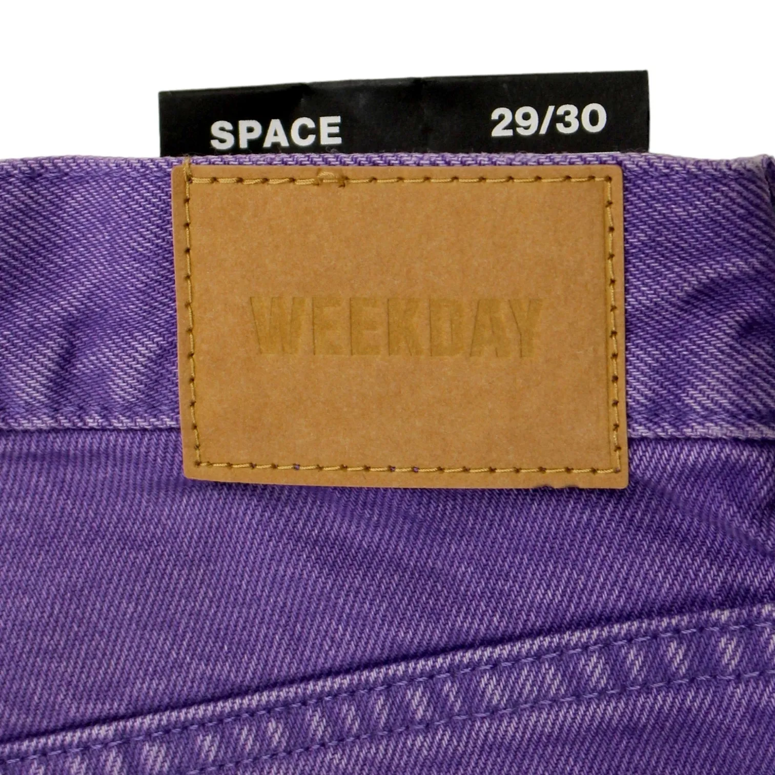 Weekday Purple Space Relaxed Jeans