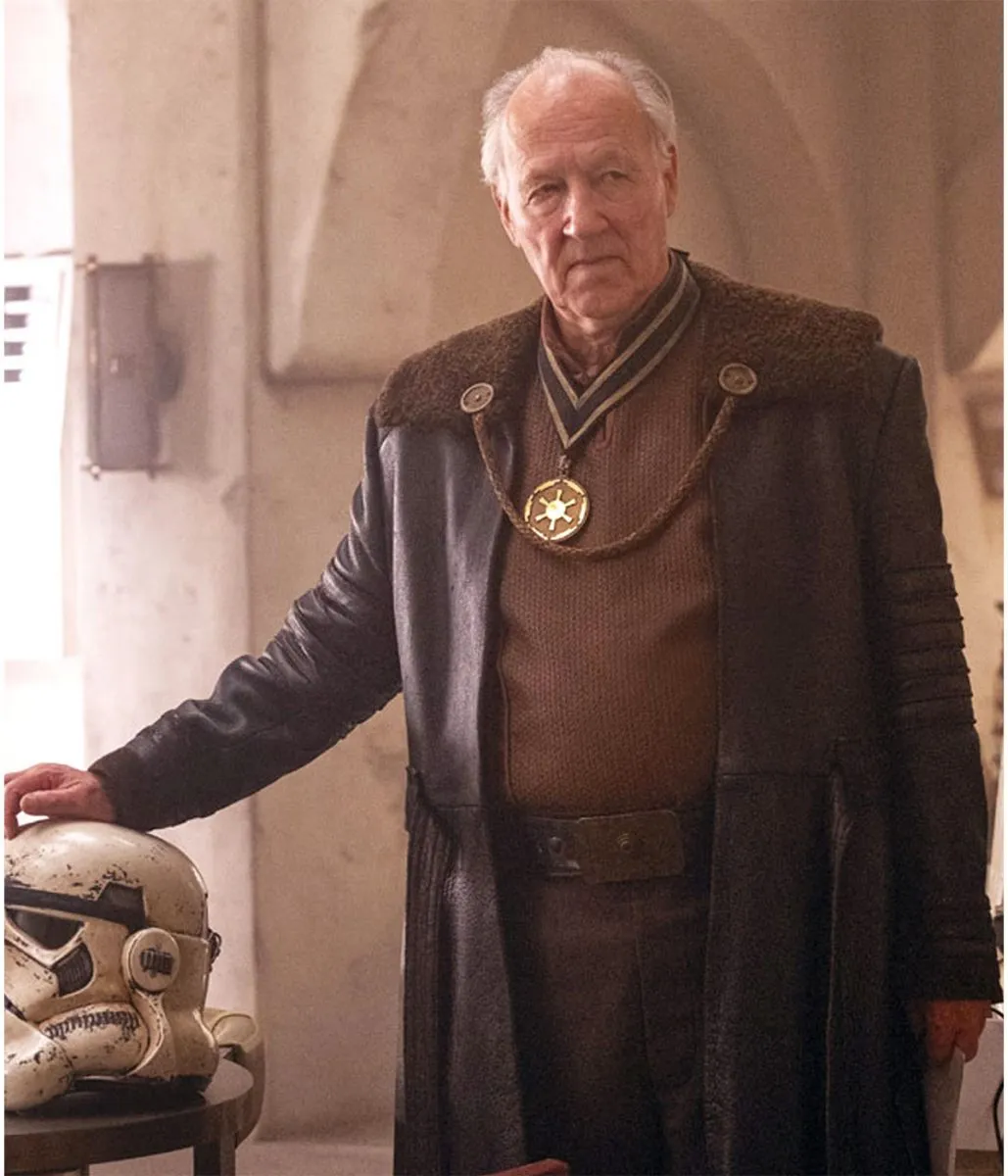 Werner Herzog The Mandalorian Leather Coat