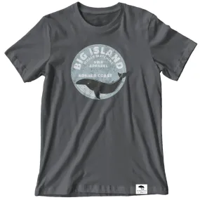 Whale Watching Short Sleeve Tee - Asphalt